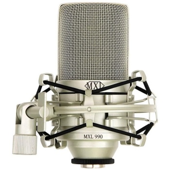 MXL Microphones 01 0013 990 Geniş Diyafram Condenser Vokal/Enstrüman Mikrofonu | Şampanya Rengi Gövde Efsanevi Başlangıç Mikrofonu